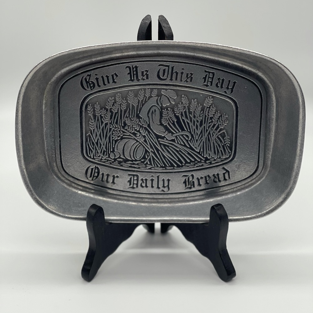 Pewtarex York Give Us This Day Tray